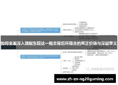 如何全面深入理解东超这一概念背后所蕴含的真正价值与深层意义