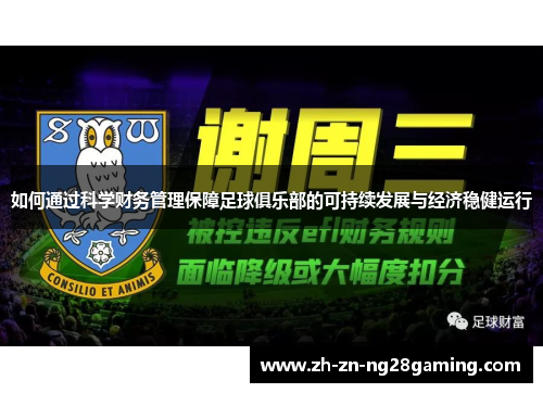 如何通过科学财务管理保障足球俱乐部的可持续发展与经济稳健运行